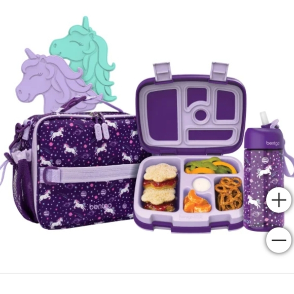 Bentgo® Kids Prints Pack Lunch Bundle Set NEW GIFT, fairy - Picture 1 of 3